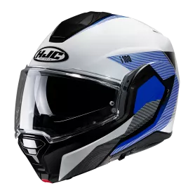 Modular Helmet HJC I100 BESTON - White-Blue