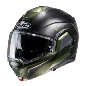 Modular Helmet HJC I100 BESTON - Dark green