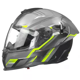 Full face helmet Nexx SX.100R GRIDLINE Grey / Neon