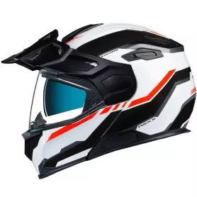 Modular helmet Trail Nexx X.Vilijord Continental Black/White/Red