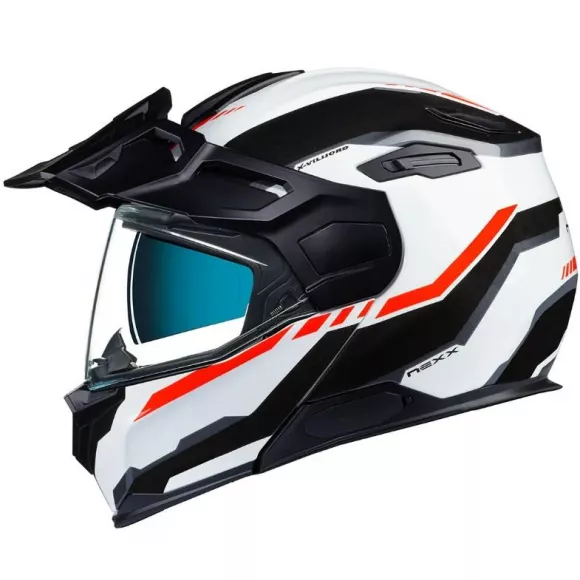 Modular helmet Trail Nexx X.Vilijord Continental Black/White/Red