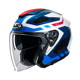 HJC i30 ATON Jet Helmet - White-Blue