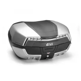 Givi V58 MAXIA 5 motorcycle top case - ALUMINIO/ ALUMINIO