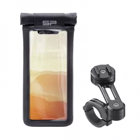 Handlebar cell phone holder kit and universal case from SP Connect