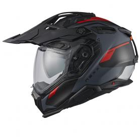 Casco integral Nexx X.WED3 KEYO - Gris-Rojo