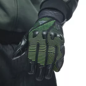 DAINESE Unruly Unruly Ergo-tek Gloves - Black-Green