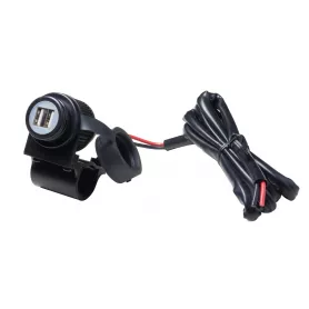 Dual USB adapter for handlebars of Interphone