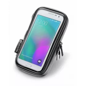 Cell phone case with handlebar support for Interphone