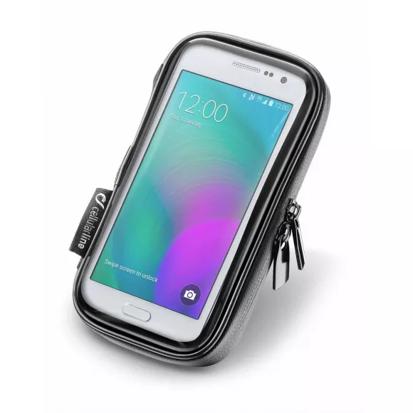 Cell phone case with handlebar support for Interphone