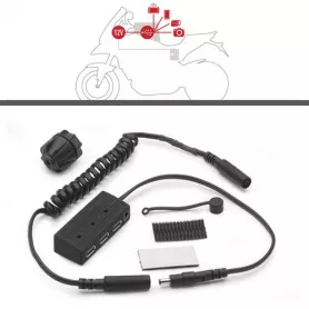 Power Hub Kit for internal power supply for tank bags of GIVI