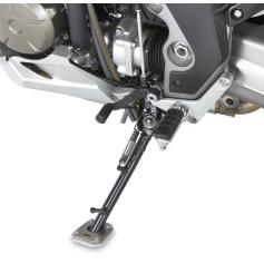 Extension of the side stand base for Tiumph Tiger 800 / 800 XC / 800 XR by Givi