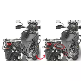 MONOKEY® quick-fit side pannier rack for Suzuki DL650 V-Strom (17-) from GIVI