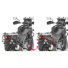 MONOKEY® quick-fit side pannier rack for Suzuki DL650 V-Strom (17-) from GIVI