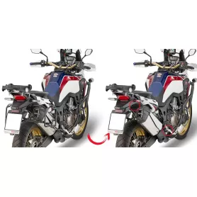 Monokey® quick-fit side-case holder for Honda CRF1000L Africa Twin (16-17) from GIVI