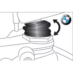 Bellows ball joint for telelever BMW Boxer (R) from Ariete