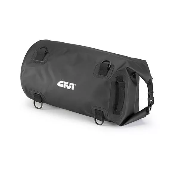 Cylindrical waterproof saddle bag 30 Lts in black Givi