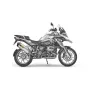 Akrapovic Slip-On Line exhaust system BMW R 1200 GS ADVENTURE (2014-2018)