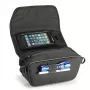 Universal handlebar bag with internal compartment for cell phone holder by Givi