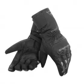 Long Motorcycle Gloves Dainese Tempest D-Dry Unisex - Black