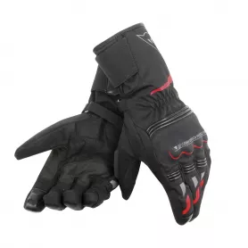 Long Motorcycle Gloves Dainese Tempest D-Dry Unisex - Red