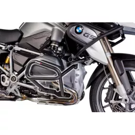 Engine protection bars for BMW R1200GS (2014) by Puig - Black