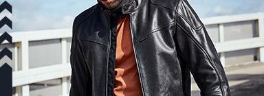 Leather motorcycle jackets